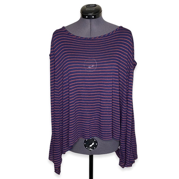 Urban Outfitters Tops - UO Pins & Needles Oversized Striped Side Tail Tee